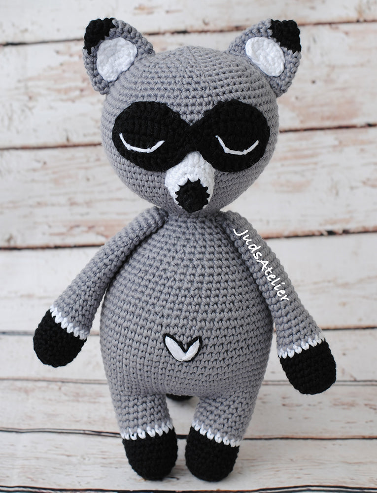 Patrón amigurumi - MAX el mapache