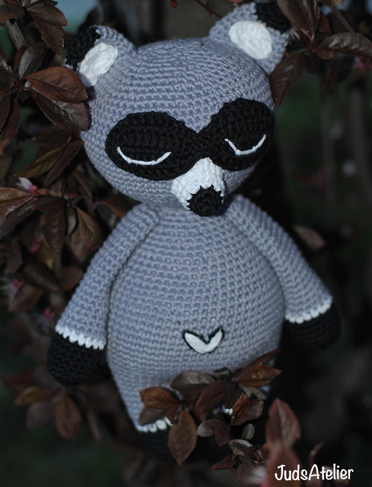 Patrón amigurumi - MAX el mapache