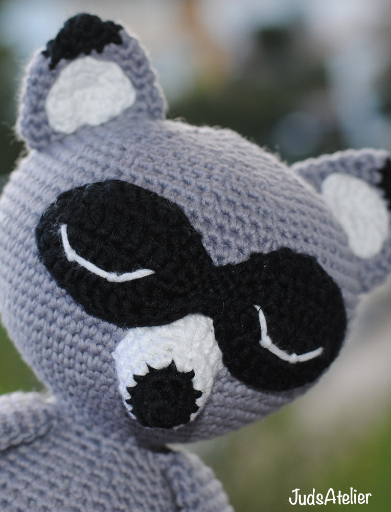 Patrón amigurumi - MAX el mapache