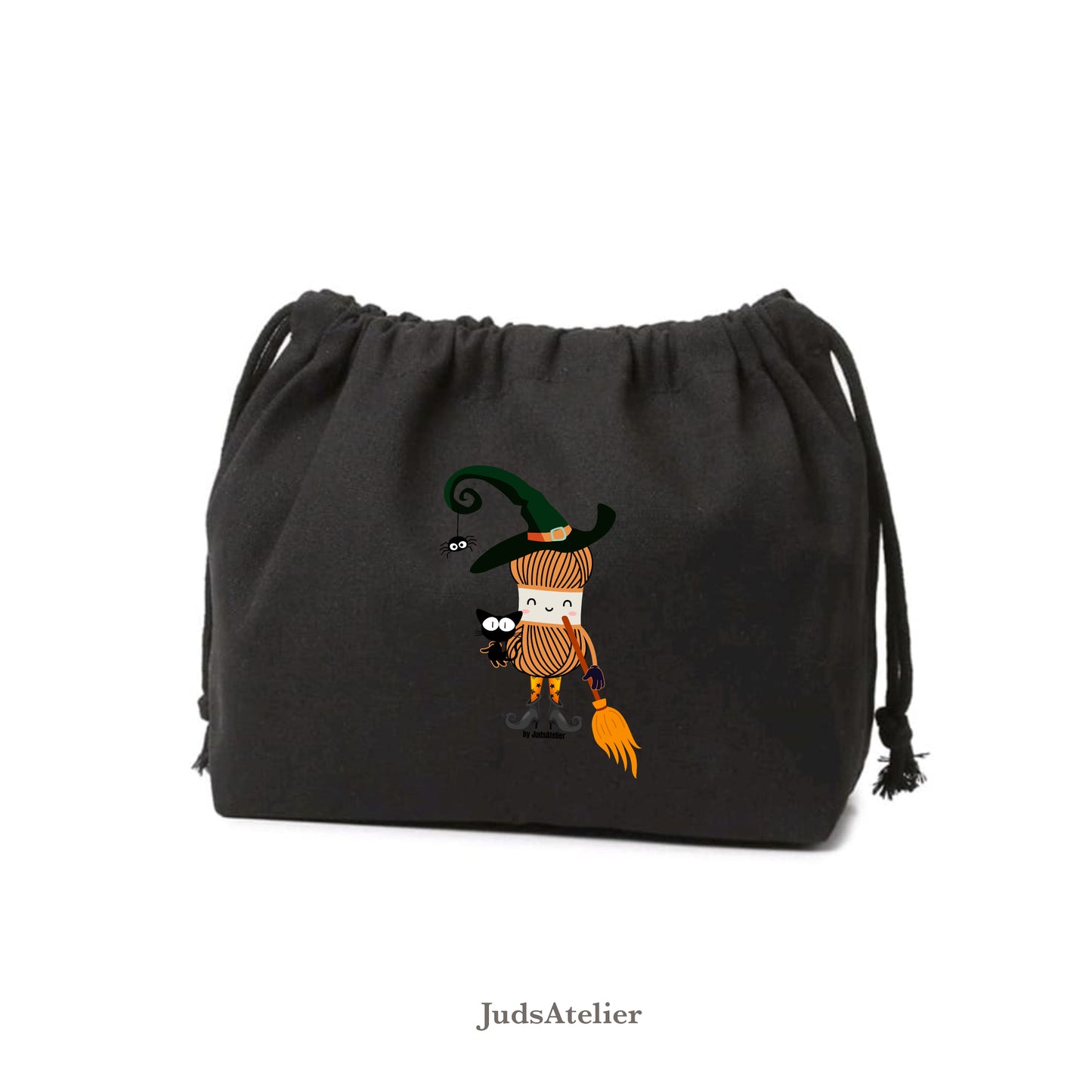 Bolsa de labores ilustrada - Modelo BRUJA
