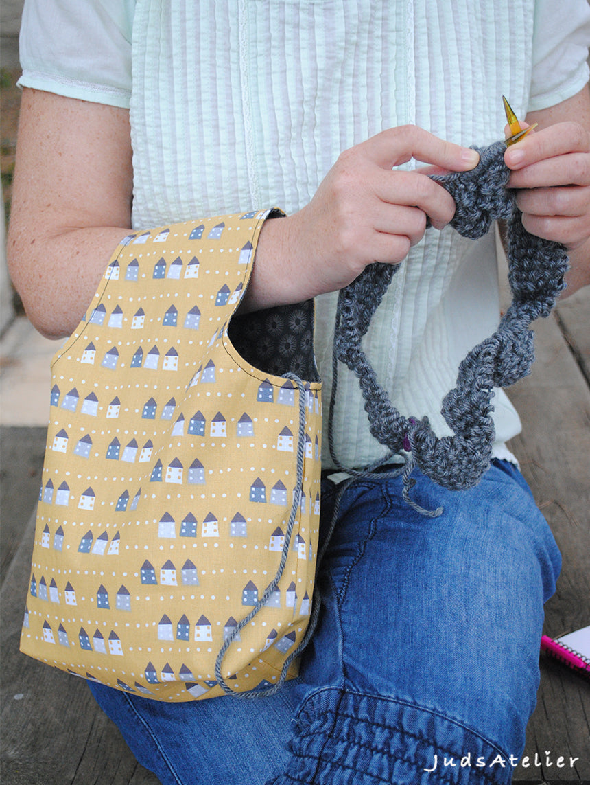 Bolsas porta ovillo PRACTIK modelo casitas