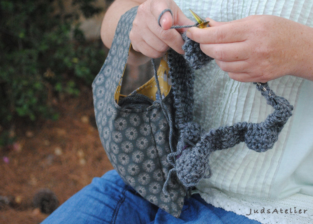 Bolsas porta ovillo PRACTIK modelo casitas