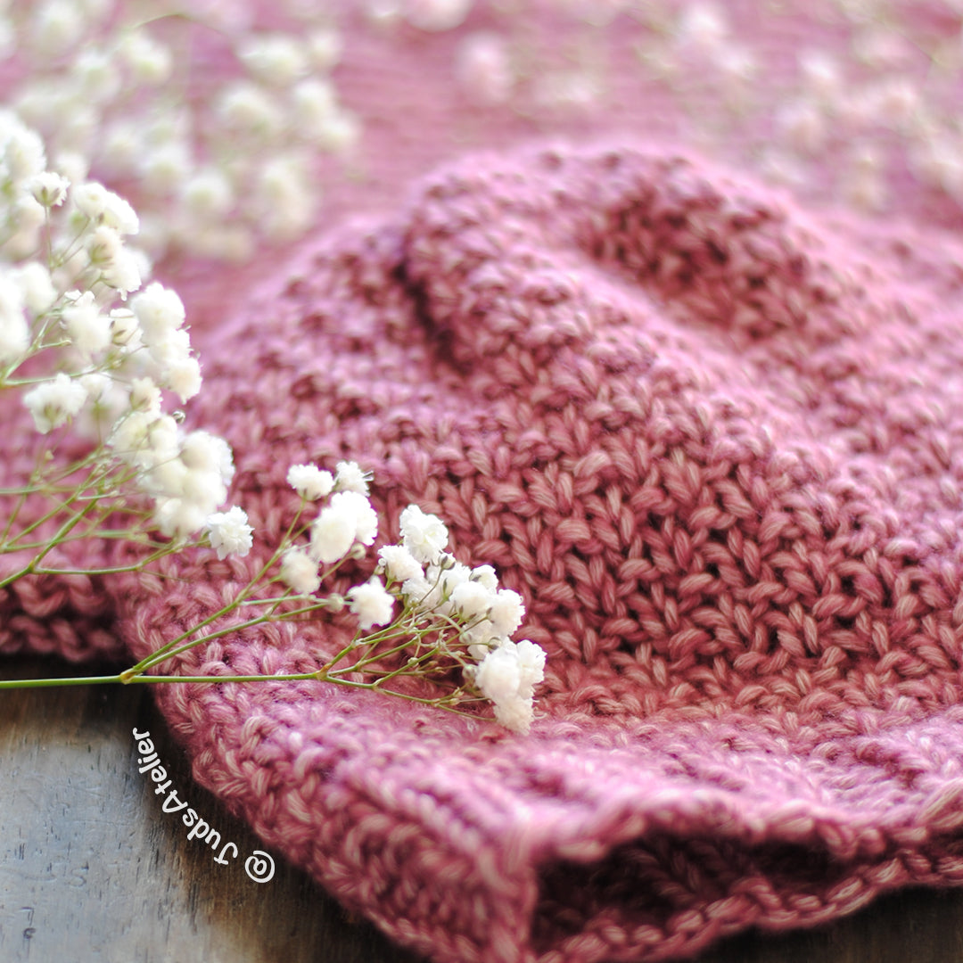 Patrón a dos agujas - CONJUNTO TEXTURA cuello y gorro