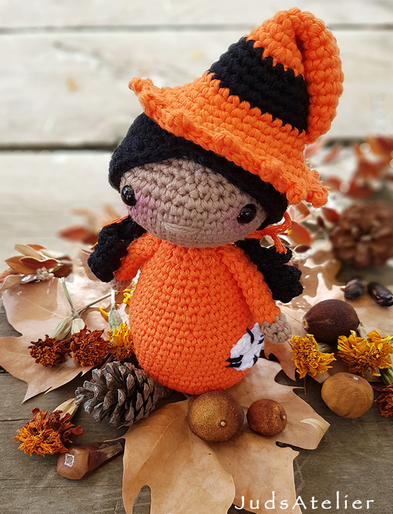 Patrón amigurumi - DANA la pequeña bruja