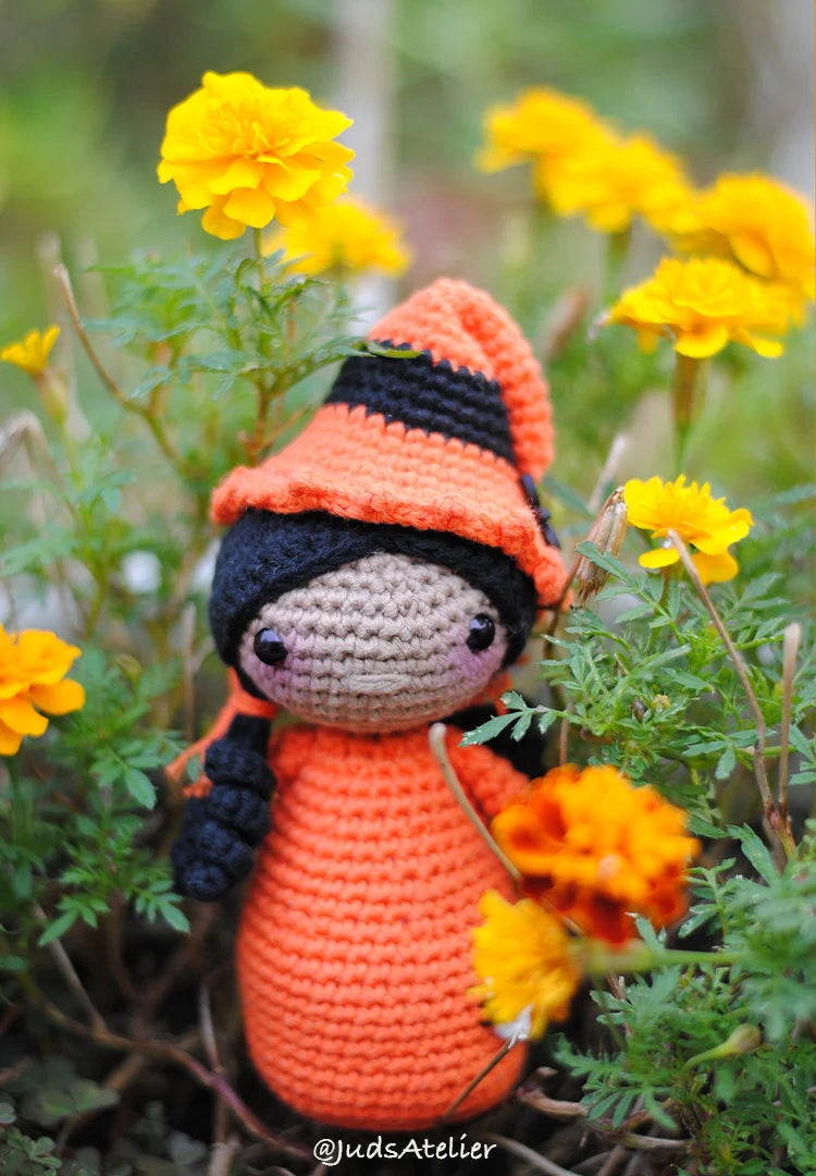 Patrón amigurumi - DANA la pequeña bruja