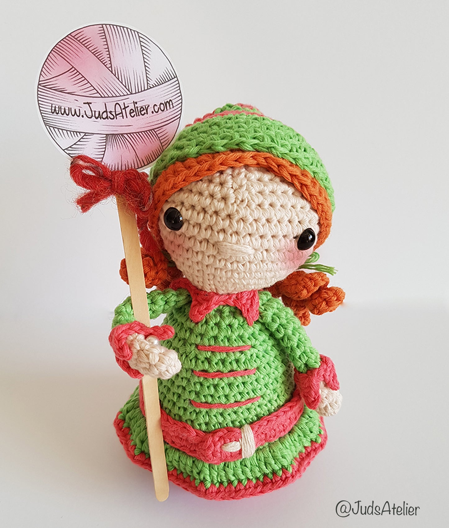 Patrón amigurumi - RITA la elfa de Navidad