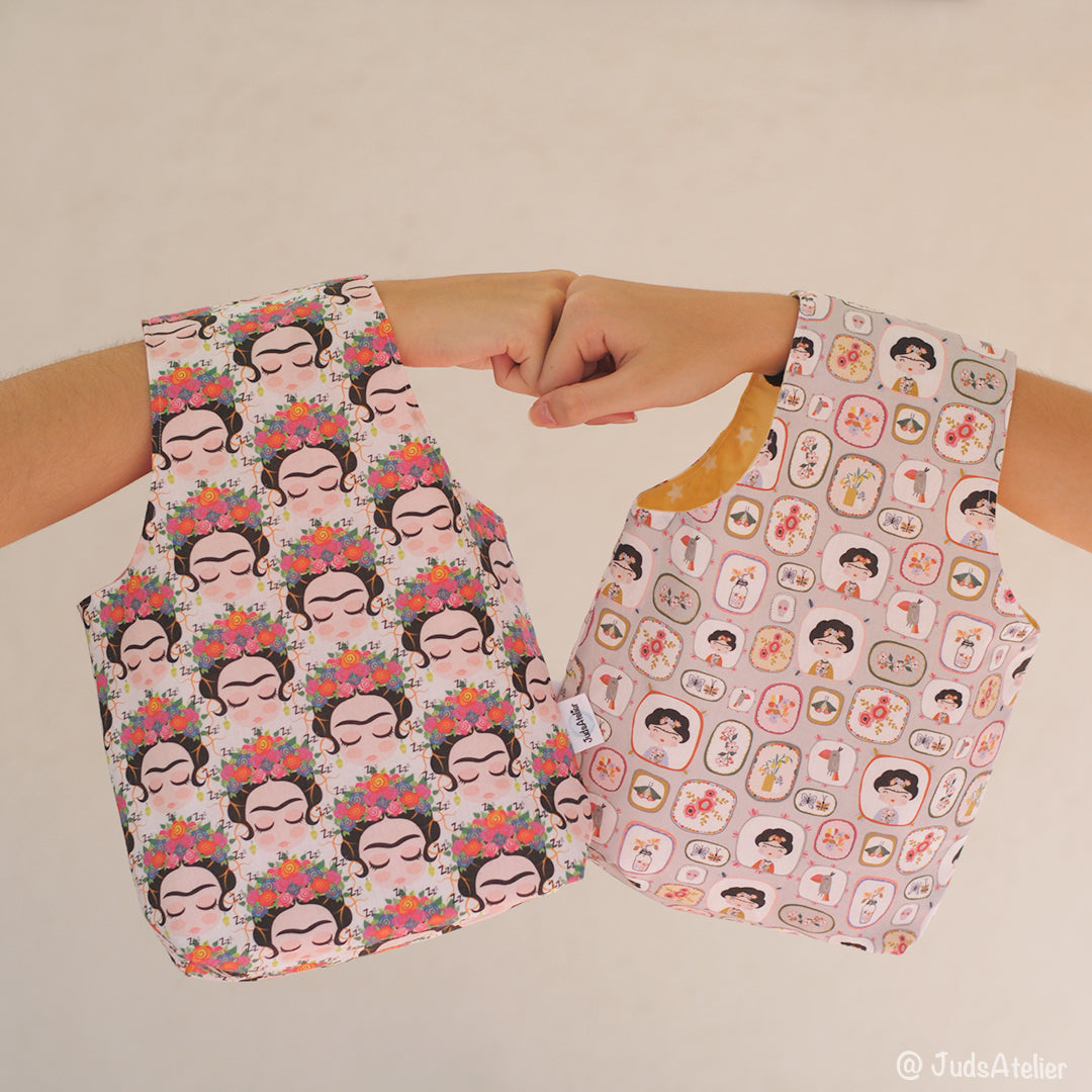 Bolsas porta ovillo PRACTIK modelo jardín kahlo