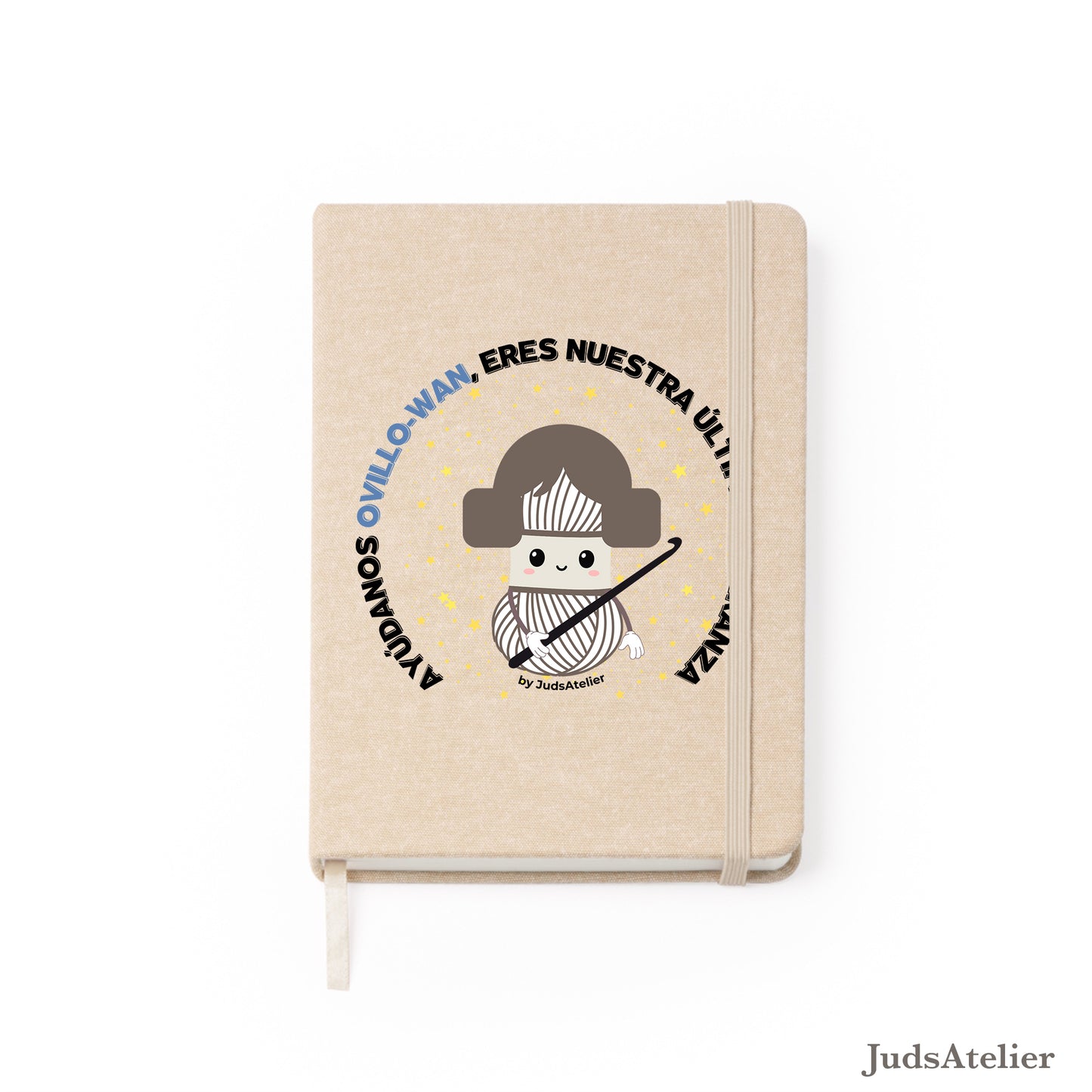 Libreta de la colección "las ilustradas" modelo OVILLO-WAN
