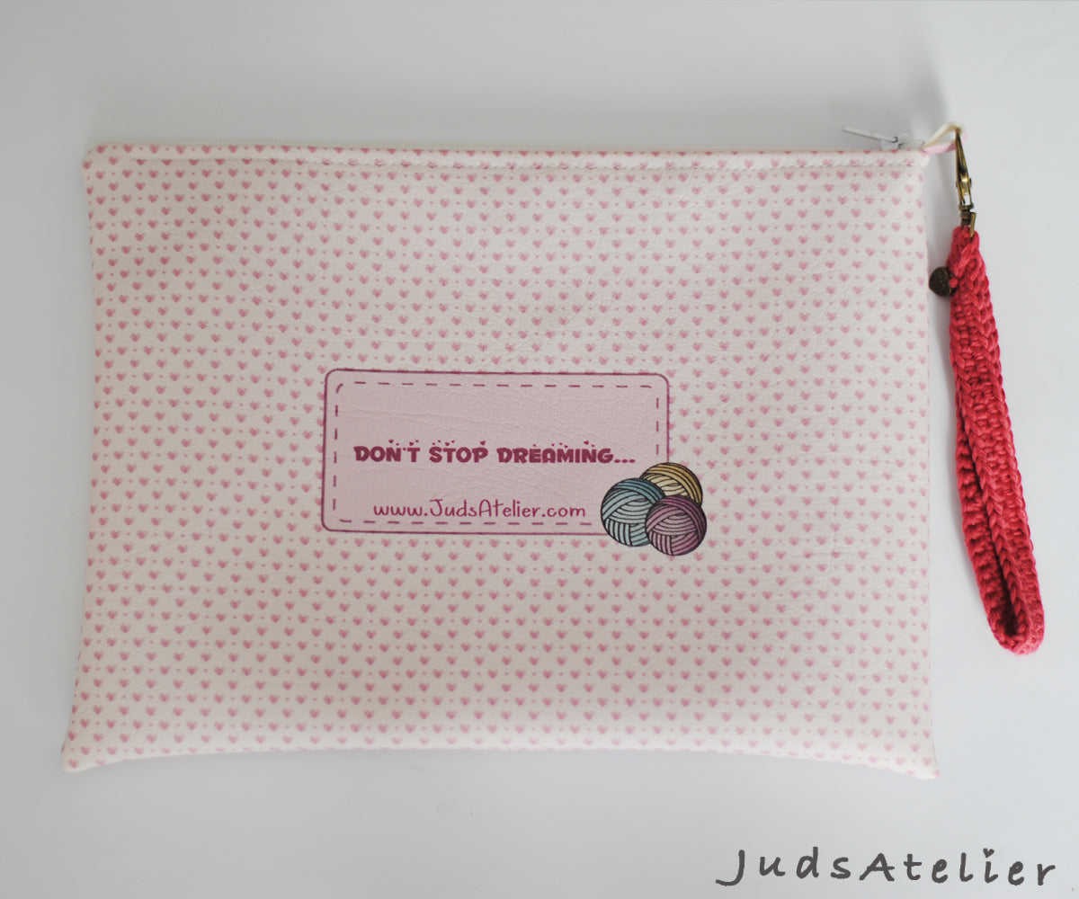 Porta todo de polipiel modelo BASIC con estampado "mi niña interior"