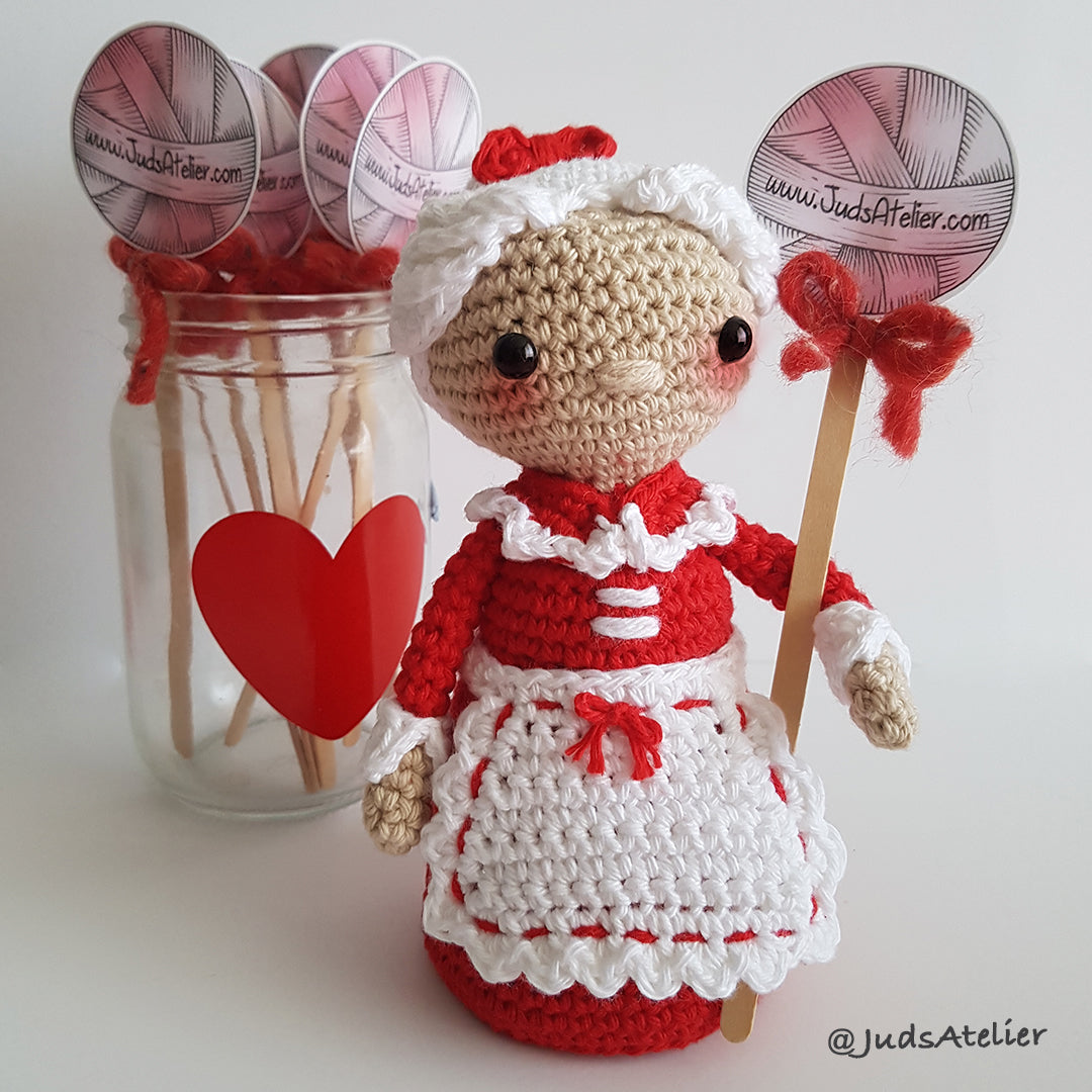 Patrón amigurumi - Mamá Noel