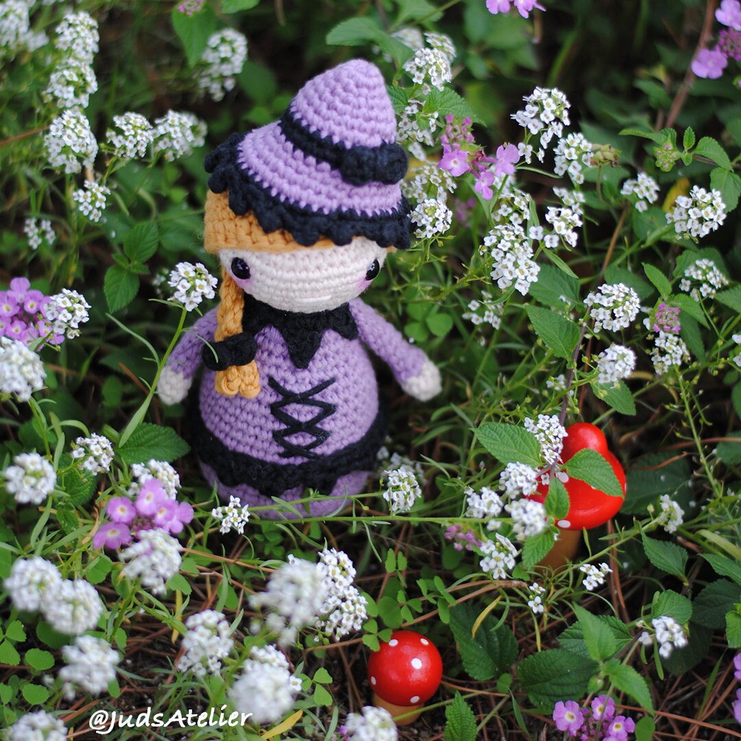Patrón amigurumi - VERA la pequeña bruja