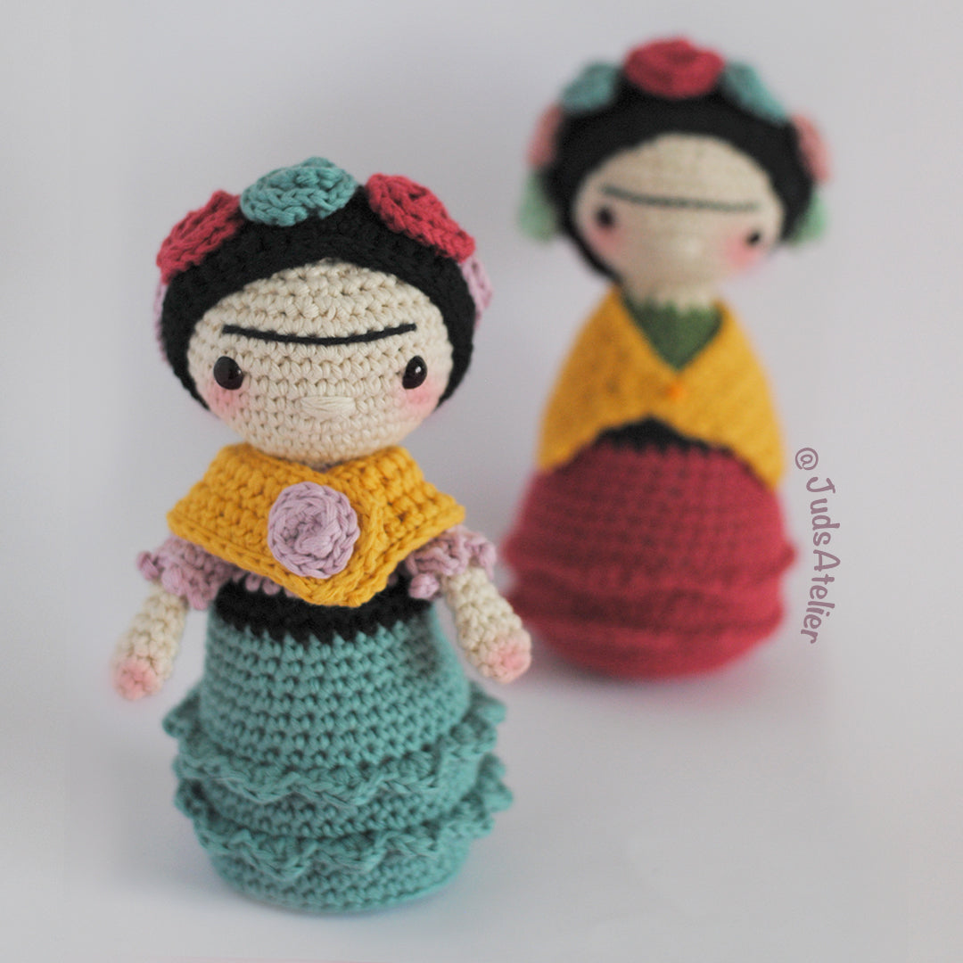 Patrón amigurumi - FRIDA, the girl power