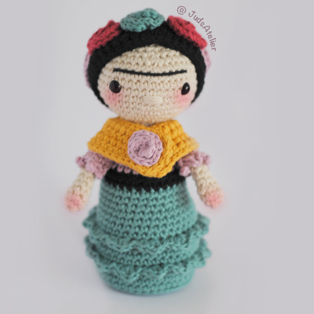 Patrón amigurumi - FRIDA, the girl power