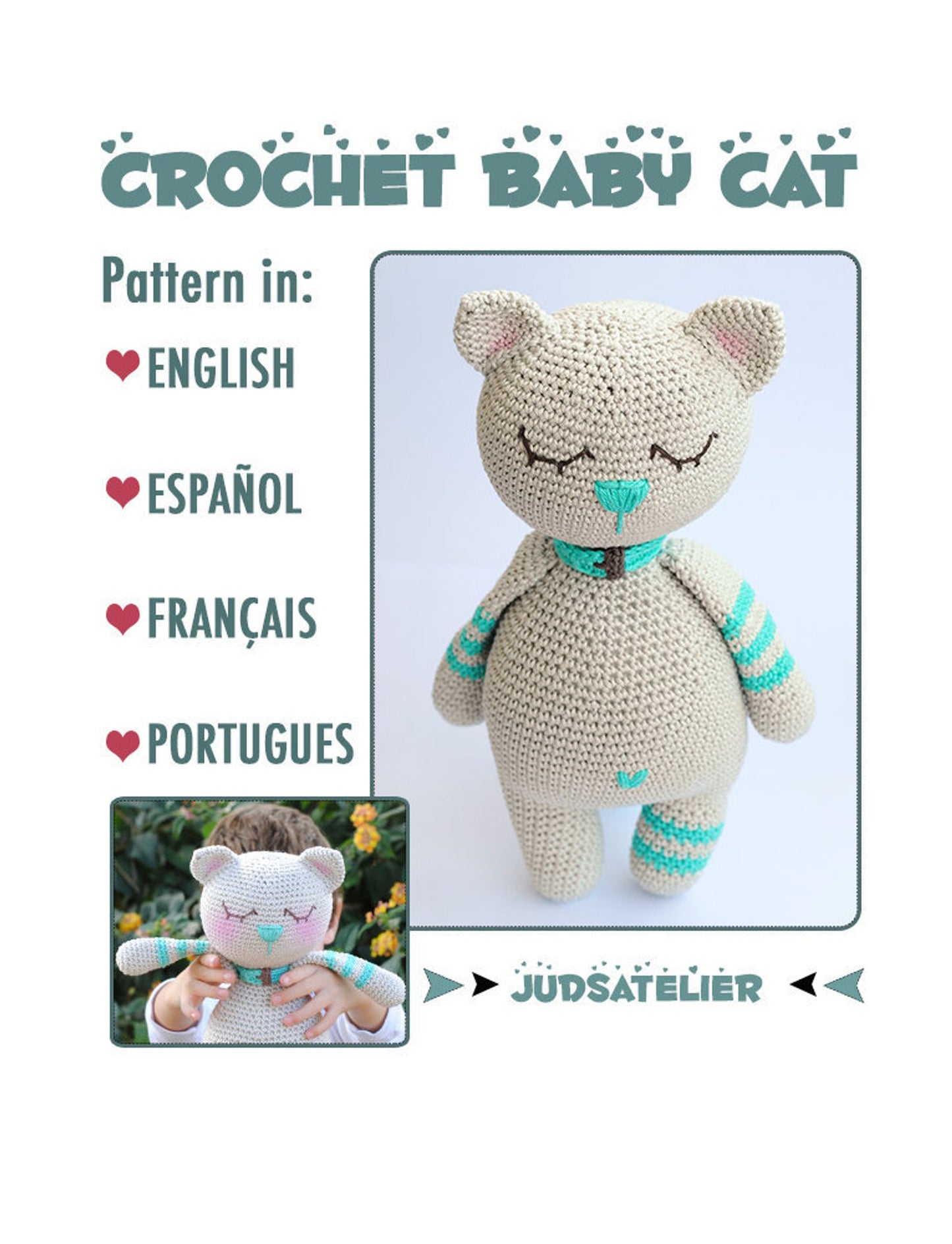 Patrón amigurumi - SAMY el gatito