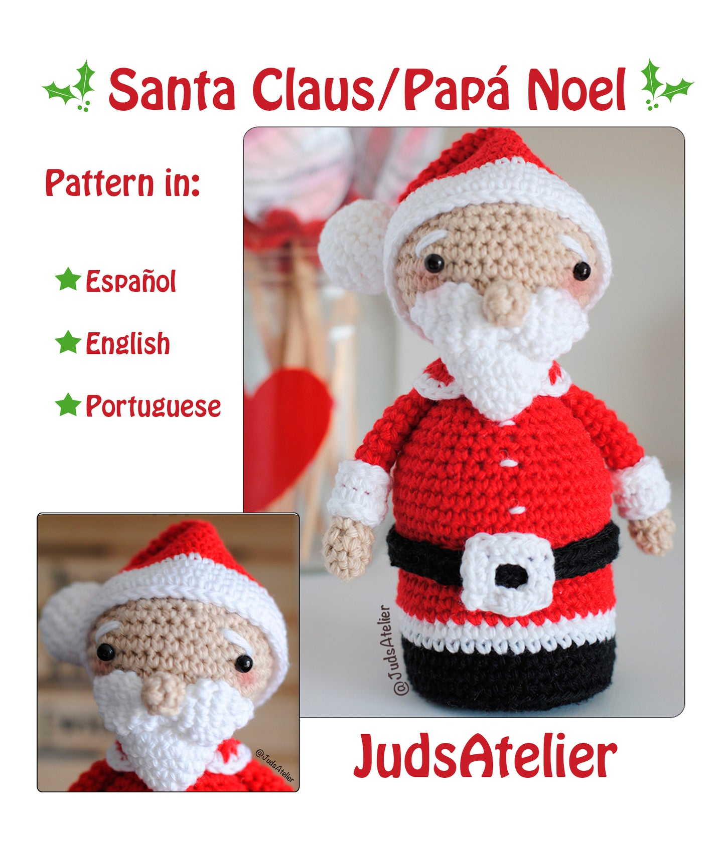Patrón amigurumi - PAPA NOEL