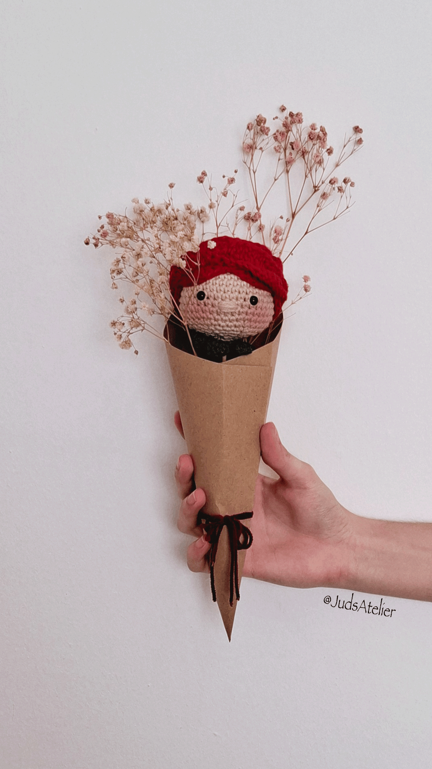Patrón amigurumi - ROSA DE SANT JORDI (CATALA)