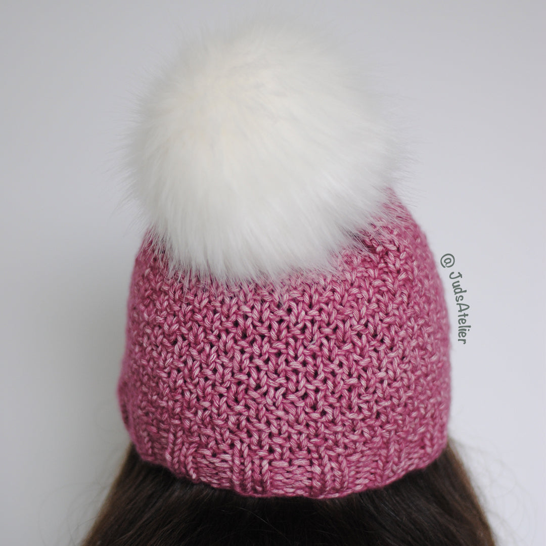 Patrón a dos agujas - CONJUNTO TEXTURA cuello y gorro
