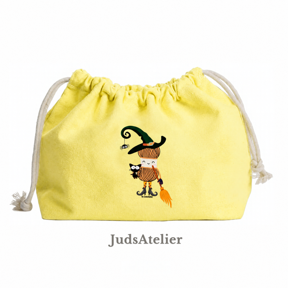 Bolsa de labores ilustrada - Modelo BRUJA