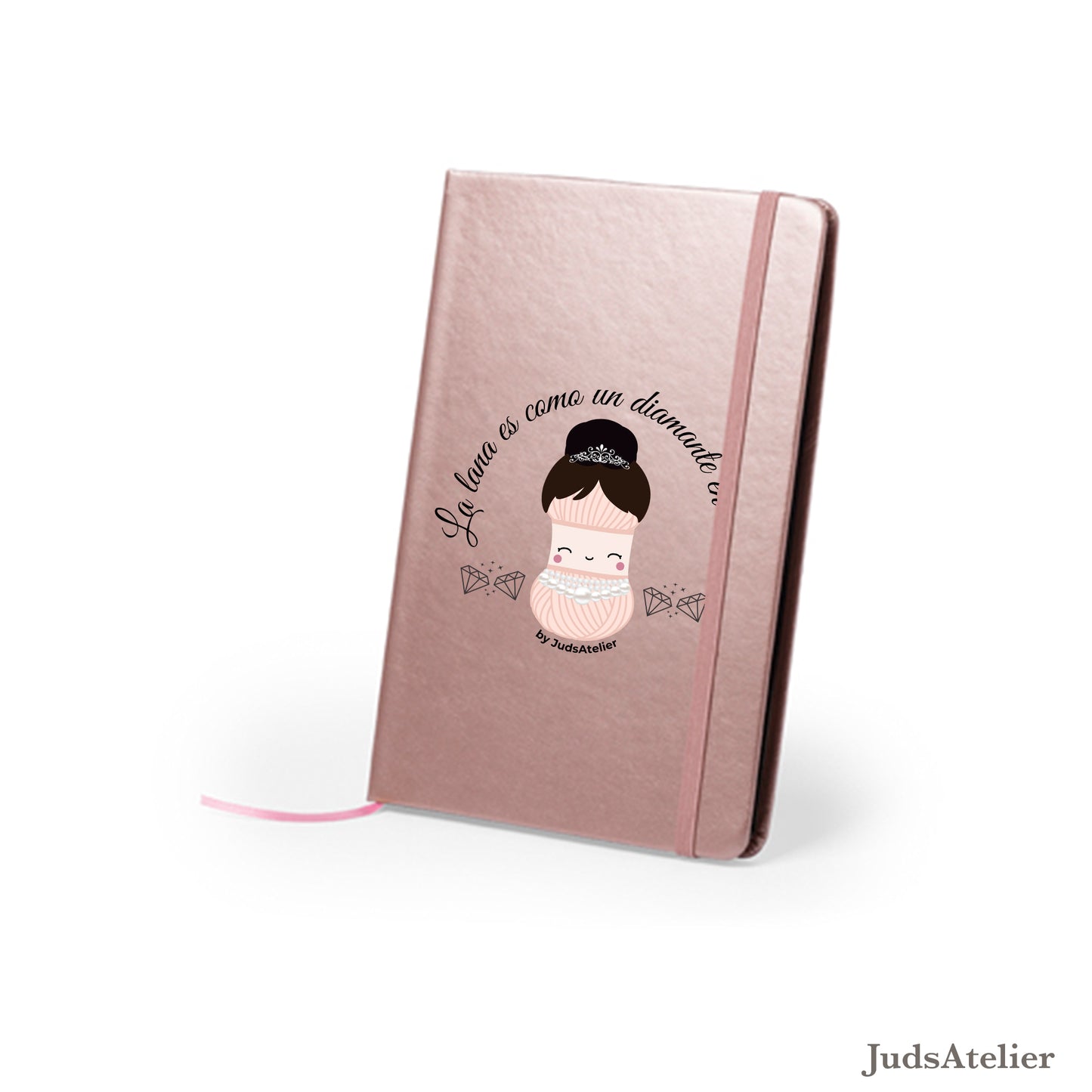 Libreta de la colección "las ilustradas" modelo DIAMANTES