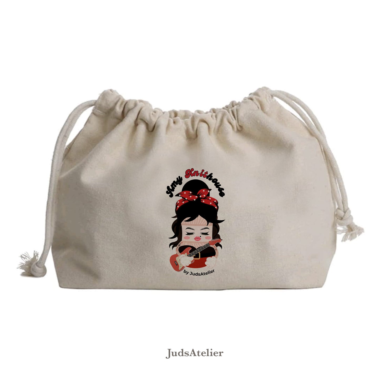 Bolsa de labores ilustrada - Modelo AMY KNITHOUSE