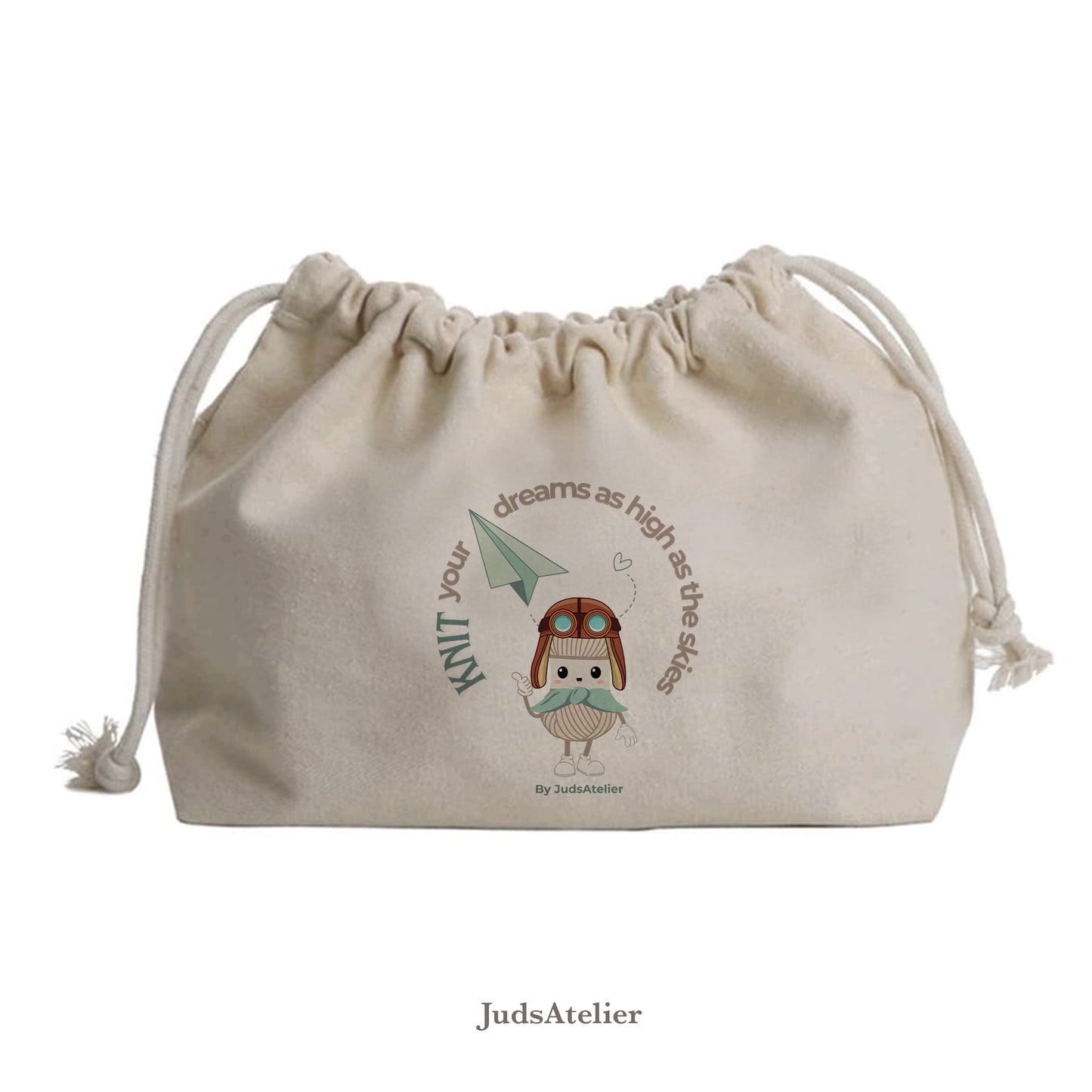 Bolsa de labores ilustrada - Modelo AVIACIÓN