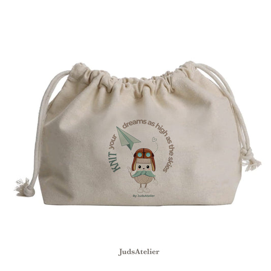 Bolsa de labores ilustrada - Modelo AVIACIÓN