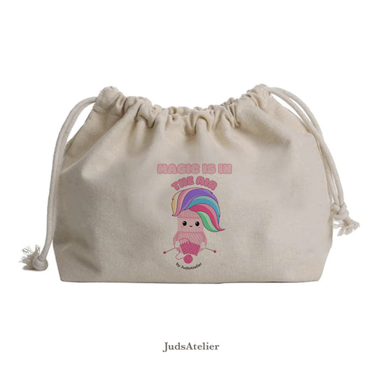 Bolsa de labores ilustrada - Modelo UNICORNIO