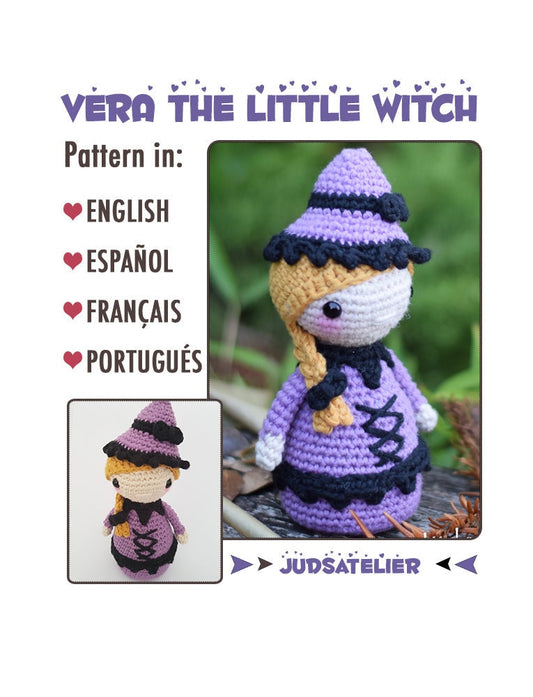 Patrón amigurumi  - VERA la pequeña bruja