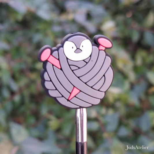 Protector de agujas de punto o tijeras - ANIMALES ACUATICOS