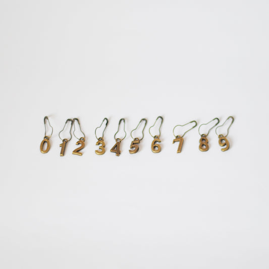 Marcadores de puntos numbers